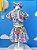 Conjunto Infantil Cropped e Saia Colorido Bobbie Goods Festas - Imagem 4