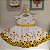 Vestido Infantil Girassol Festa Luxo - Imagem 1