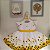 Vestido Infantil Girassol Amarelo Super Luxo - Imagem 3