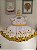 Vestido Infantil Girassol Amarelo Super Luxo - Imagem 1