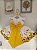 Vestido Infantil Girassol Amarelo Super Luxo - Imagem 5