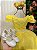 Vestido Longo Daminha Amarelo Laura Peito Rendado - Imagem 4