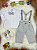 Conjunto Social Bebê Calça Susp. Cinza Claro e Camisa Branca - Imagem 6