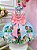 Vestido Infantil Stitch Luxo Lilo Festa Rosa - Imagem 2