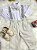 Conjunto Social Bebê Calça Susp.Bege e Camisa Branca - Imagem 4