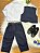 Conjunto Social Bebê Calça Colete Azul Escuro e Camisa Branca - Imagem 3