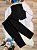 Conjunto Social Colete Calça Gravata Preto e Camisa Branca - Imagem 3