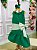 Vestido Verde Infantil para o Natal Festa Luxo - Imagem 1