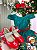 Vestido Infantil Verde Urso Teddy Natalino Festa Luxo - Imagem 6