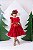 Vestido de Festa Infantil Vermelho Natalino Casual - Imagem 1