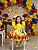 Vestido A Bela e a Fera Temáticos Kids - Imagem 1