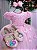 Vestido Infantil Jardim Encantado Festa Luxo Rosa Bebe - Imagem 6