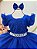 Vestido Infantil Azul Royal Saia Tule e Glitter - Imagem 2
