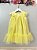 Vestido Infantil Trapézio Amarelo Festas - Imagem 4
