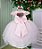Vestido Infantil Rosa Bebê Festa Luxo - Imagem 4