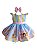 Vestido Infantil Luxo Circo Rosa Festa - Imagem 1