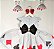 Vestido Infantil Alice no Pais das Maravilhas Luxo Cartas - Imagem 4