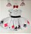 Vestido Infantil Alice no Pais das Maravilhas Luxo Cartas - Imagem 5