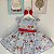 Vestido Infantil Alice no Pais das Maravilhas Luxo Faixa Vermelha - Imagem 3