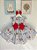 Vestido Infantil Alice no Pais das Maravilhas Luxo Faixa Vermelha - Imagem 2