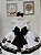 Vestido Infantil Luxo Bailarina Cisne Negro Faixa Preta - Imagem 2