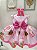 Vestido Infantil Luxo Rosa Bailarina Brinquedos - Imagem 6