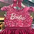 Vestido Infantil Barbie Pink Luxo - Imagem 3