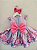Vestido Infantil Barbie Pop Star Luxo - Imagem 2