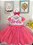 Vestido Infantil Barbie Neon Super Luxo - Imagem 3