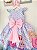 Vestido Infantil Barbie Sereia Luxo - Imagem 2