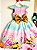 Vestido Infantil Barbie Sereia Colorido Luxo - Imagem 2