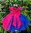 Vestido Lilo Stitch Pink e Azul com Led Tematicos - Imagem 5