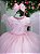 Vestido Rosa Jardim Encantado Rosa Bebe - Imagem 4