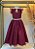 Vestido Infantil Juvenil Marsala Formatura Tule Glitter - Imagem 4