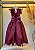 Vestido Infantil Juvenil Marsala Formatura Tule Glitter - Imagem 5