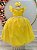 Vestido Infantil Juvenil Amarelo Formatura Tule Glitter - Imagem 6