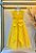 Vestido Infantil Juvenil Amarelo Formatura Tule Glitter - Imagem 5