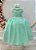 Vestido Infantil Juvenil Verde Formatura Tule Glitter - Imagem 6