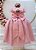 Vestido Infantil Juvenil Rose Formatura Tule Glitter - Imagem 3