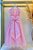 Vestido Infantil Juvenil Rosa Formatura Tule Glitter - Imagem 5