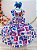 Vestido Infantil Colorido Lilo Stitch e Angel Festas - Imagem 7