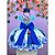 Vestido Infantil Princesas Frozen Anna Elsa Olaf Festas - Imagem 3