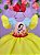 Vestido Infantil Branca de Neve e os 7 anões Colorido Festas - Imagem 2