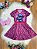Fantasia Infantil Temática Angel Stitch Lilo Pink Máscara - Imagem 2