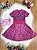 Fantasia Infantil Temática Angel Stitch Lilo Pink Máscara - Imagem 3