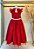 Vestido Infantil Longo Vermelho Daminhas de Honra Glitter - Imagem 4