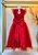 Vestido Infantil Longo Vermelho Daminhas de Honra Glitter - Imagem 5