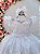 Vestido Infantil Longo Branco Daminhas de Honra Glitter - Imagem 2