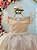 Vestido Infantil Longo Dourado Daminhas de Honra Glitter - Imagem 2
