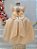 Vestido Infantil Longo Dourado Daminhas de Honra Glitter - Imagem 3